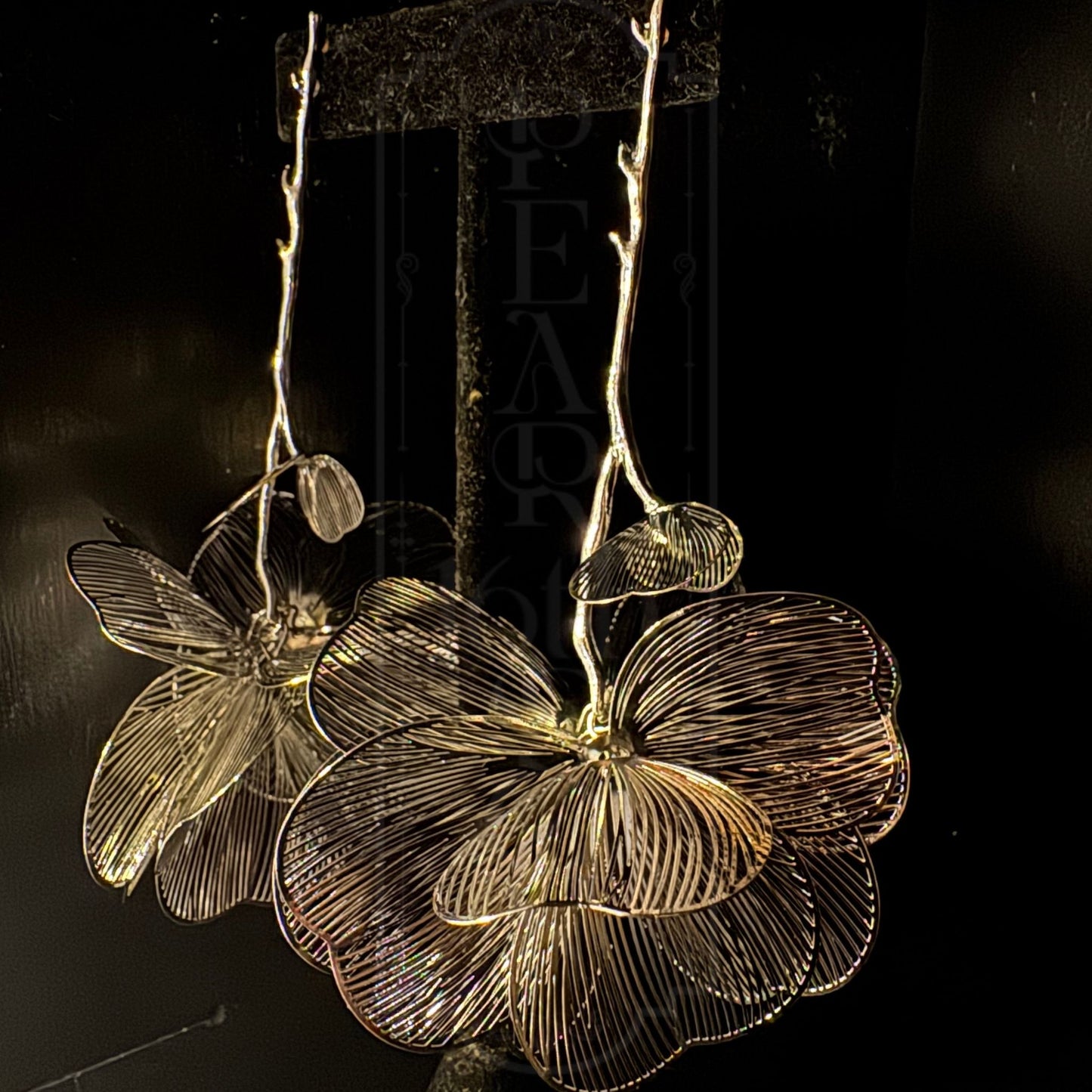 Silver Flower Earrings