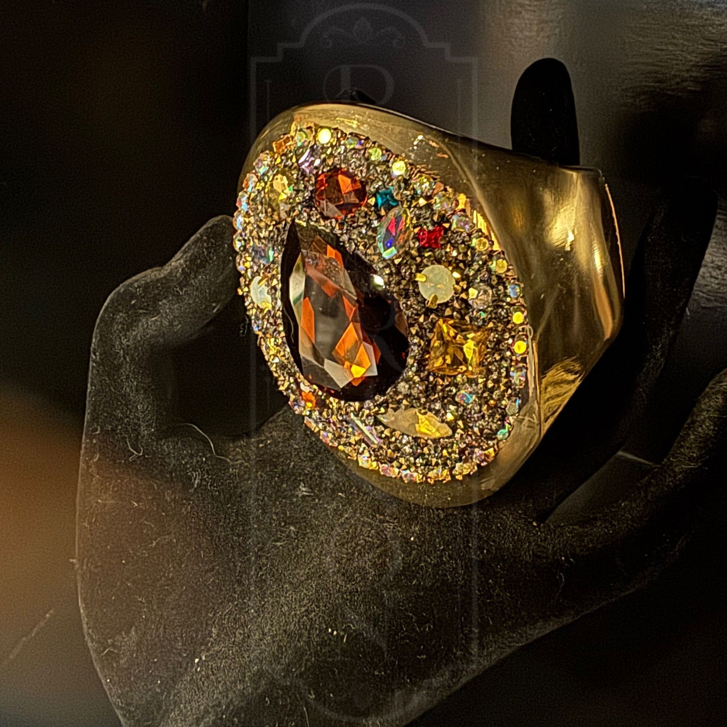 Abstract Gem Bracelet