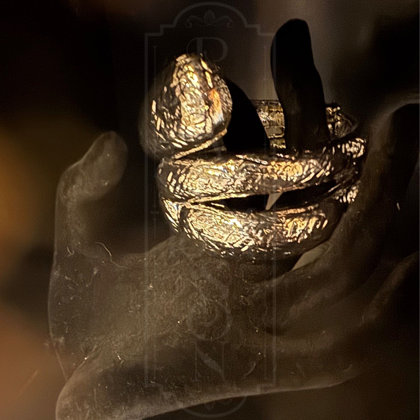 Handcrafted Rough Gold Bracelet