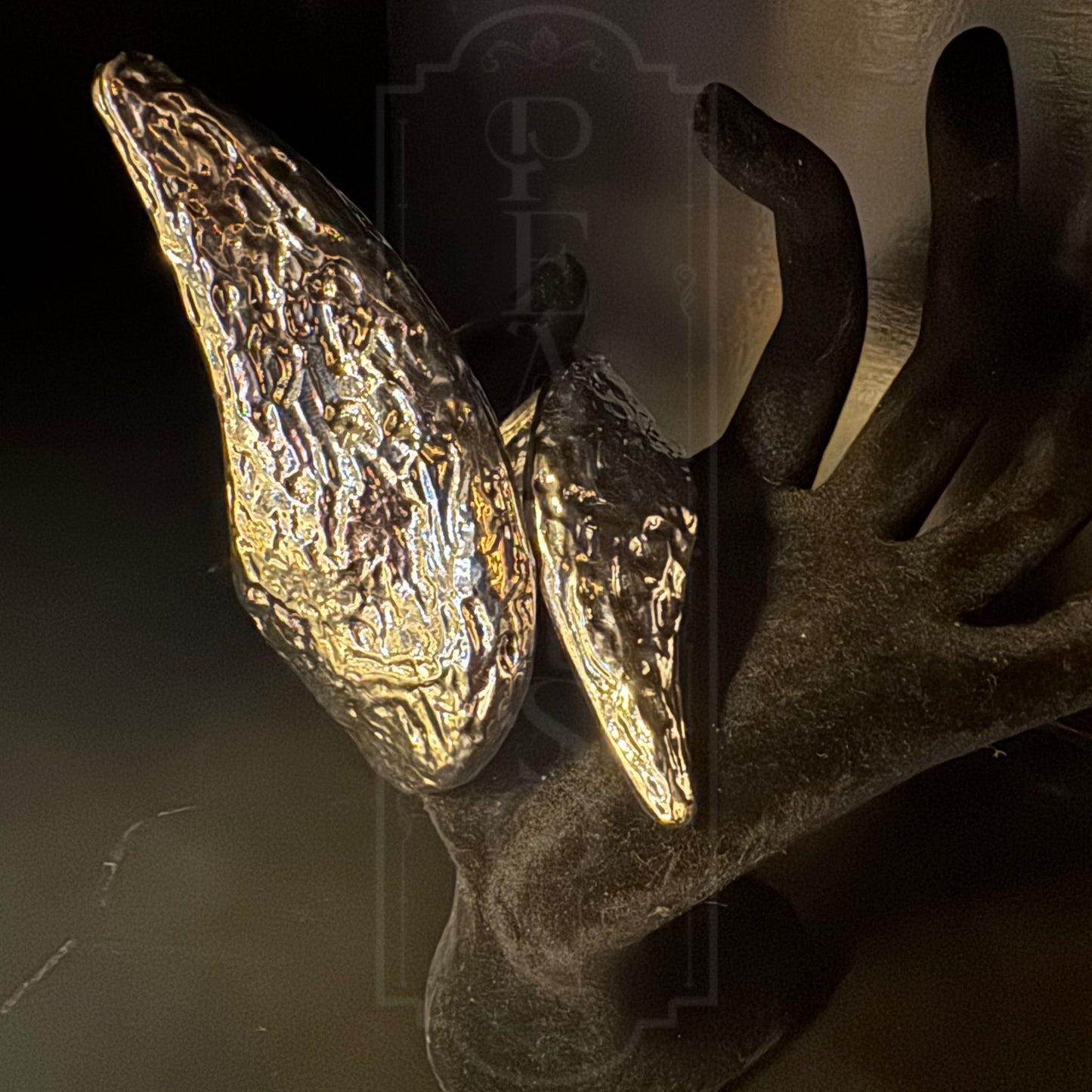 Handcrafted Gold Rough Bracelet